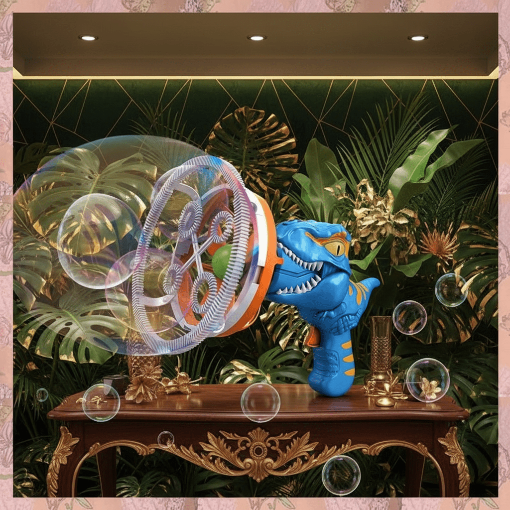 Dino Splash Akilario – Aventura Jurássica em Forma de Bolhas