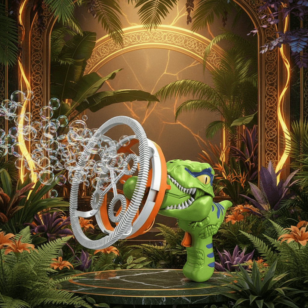 Dino Splash Akilario – Aventura Jurássica em Forma de Bolhas