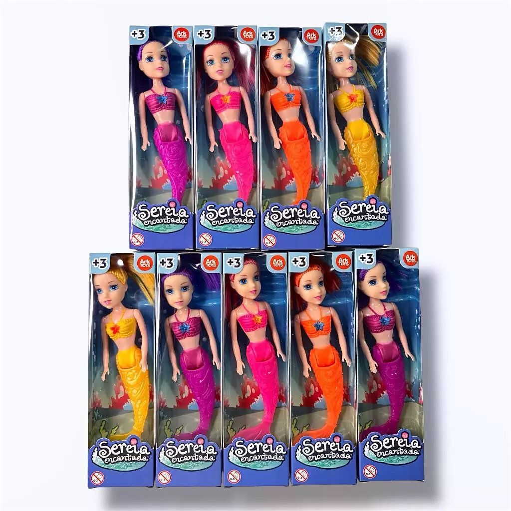 Kit Boneca Sereia Mágica Articulada – Um mergulho na imaginação!