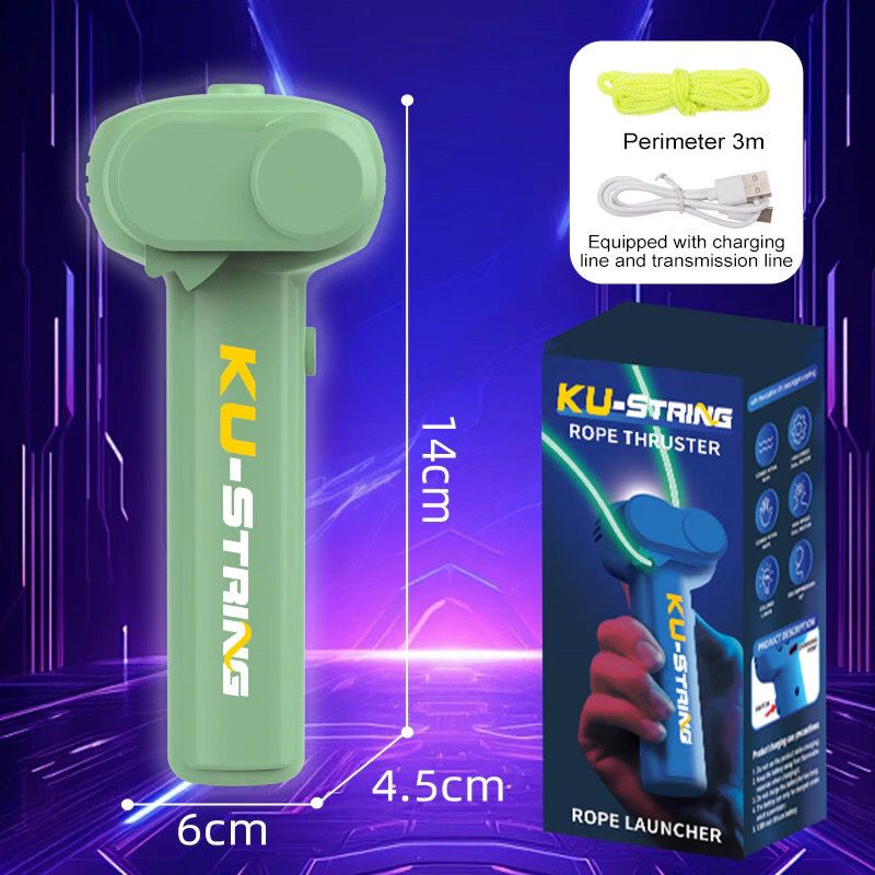 KU-STRING Rope Thruster – Lançador de Cordas Portátil.