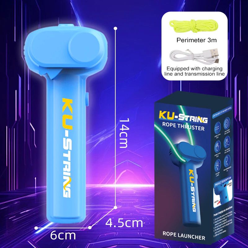 KU-STRING Rope Thruster – Lançador de Cordas Portátil.