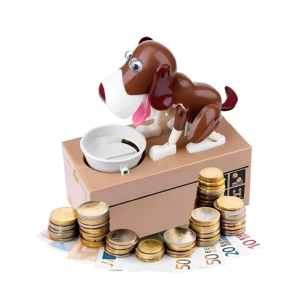 Cofrinho Cofre de Cachorrinho Que Come Moedas