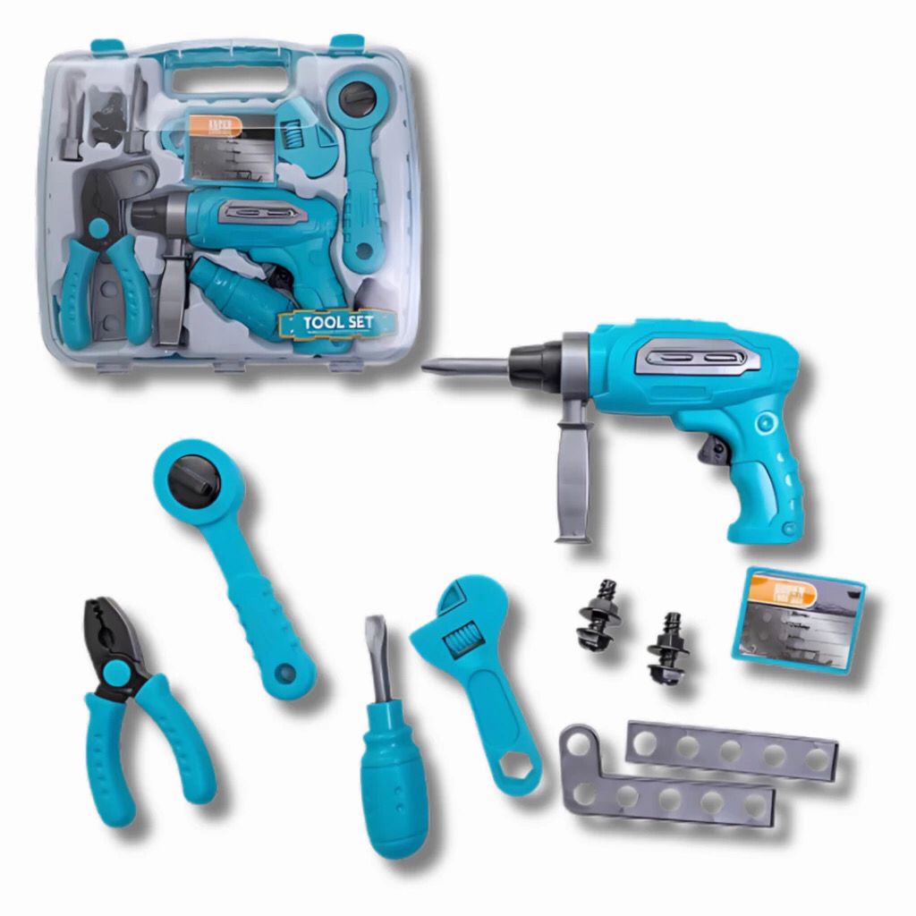 Kit Maleta de Ferramentas Infantil Brinquedo Educativo 11 Peças