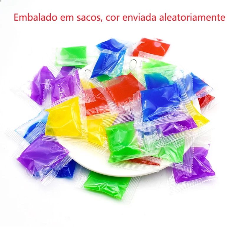Ovo Gema Slime Godetama Ovinho Come e Vomita Meleca Engraçado Pegadinha Anti stress Fidget Cores Sortidas