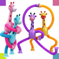 Kit com 10 Girafas Pop Tubo Led Com Ventosa