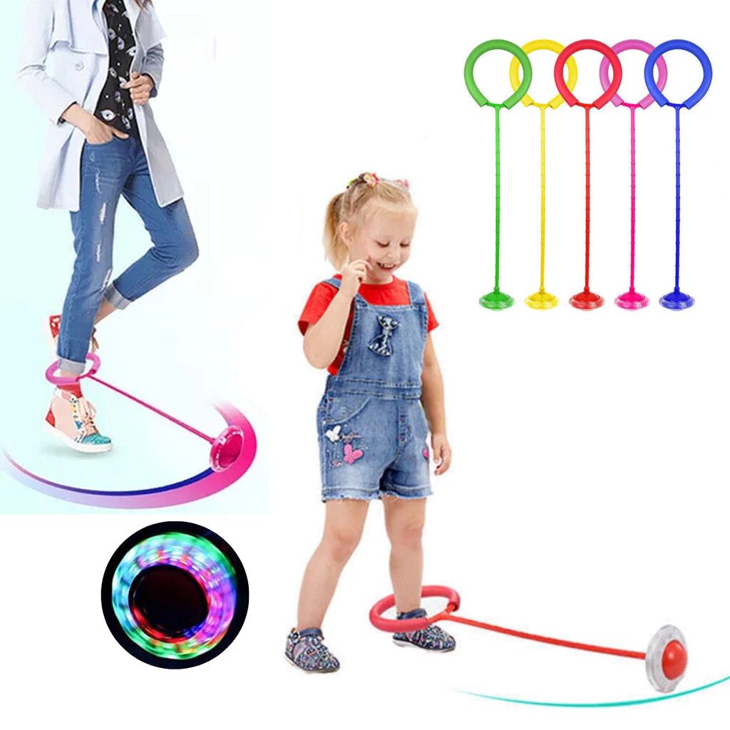 Pula Corda Giratório Com Led Brinquedo Infantil Gira Pula Corda LED Pisca/Pisca