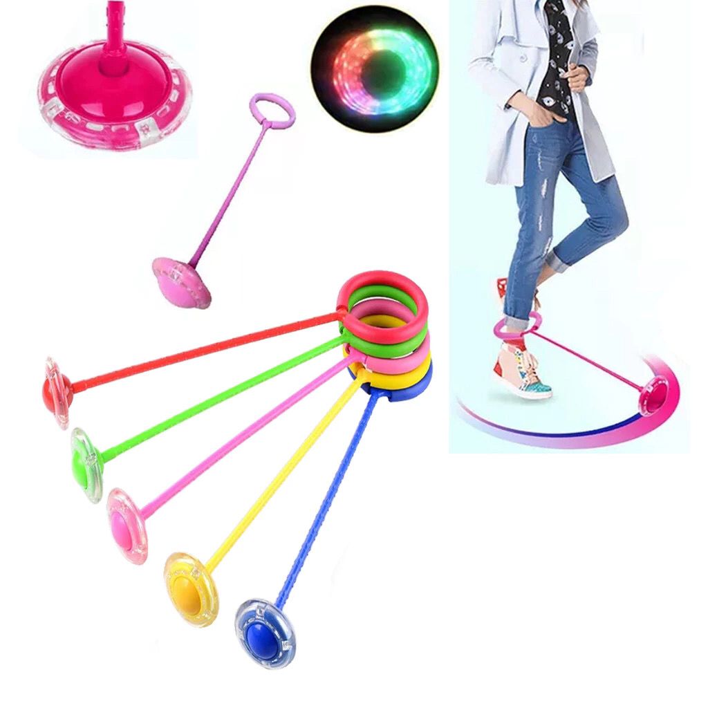 Pula Corda Giratório Com Led Brinquedo Infantil Gira Pula Corda LED Pisca/Pisca