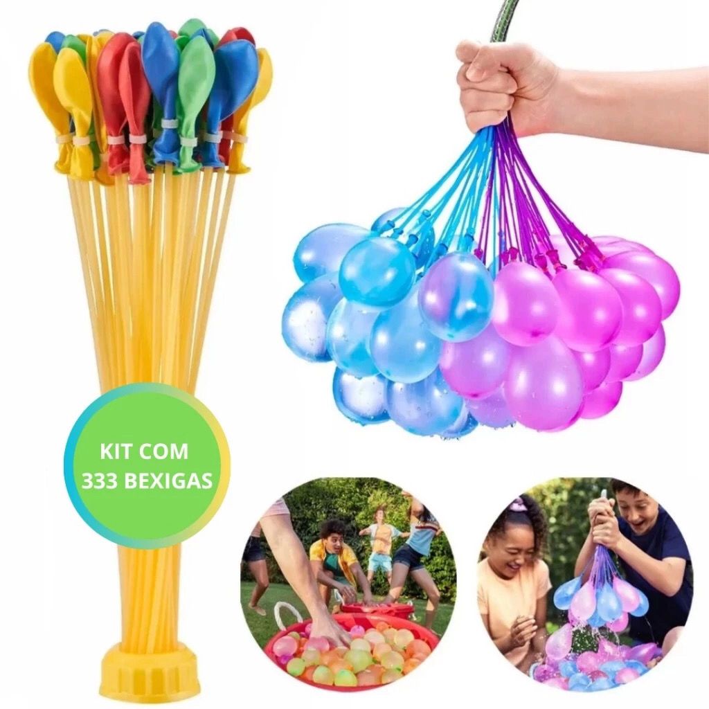 Kit Balão De Água - Guerra De Bexiga - Splash Ball