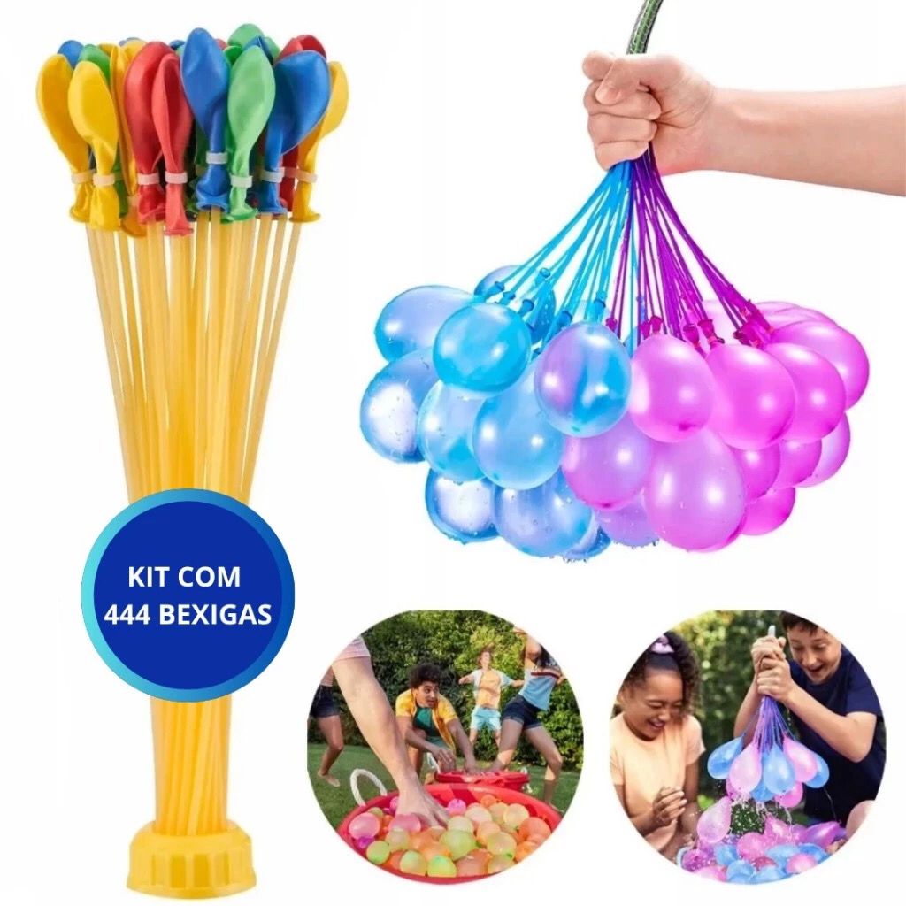 Kit Balão De Água - Guerra De Bexiga - Splash Ball