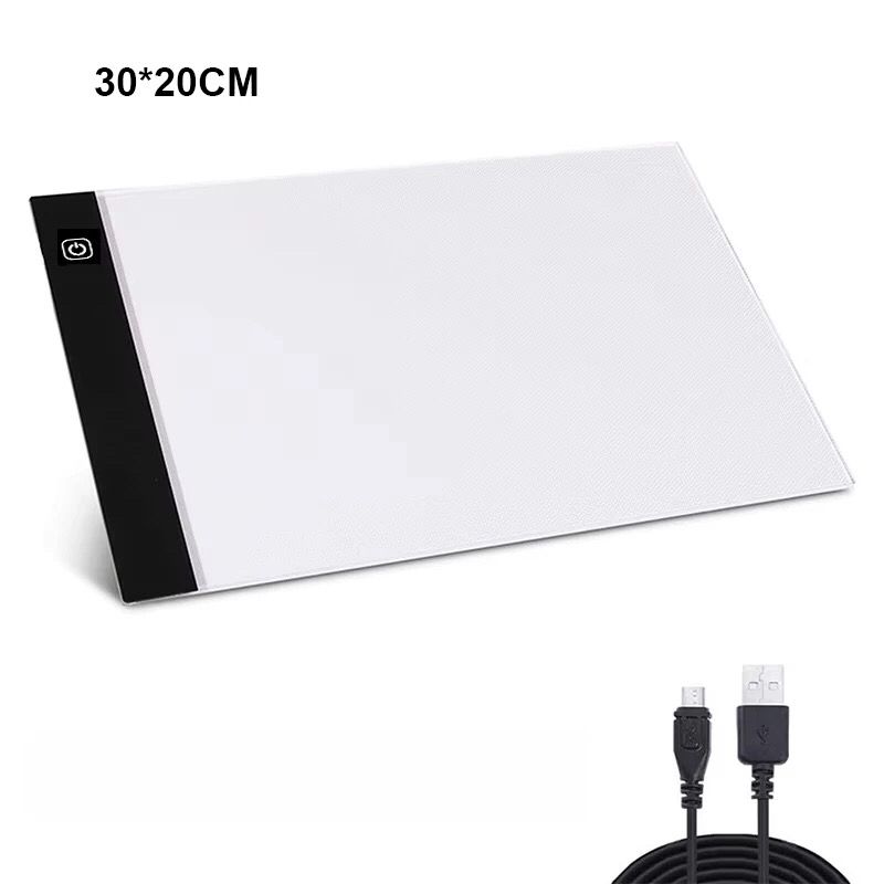 Mesa De Led Luz Branco Desenho Transposição A4 Profissional