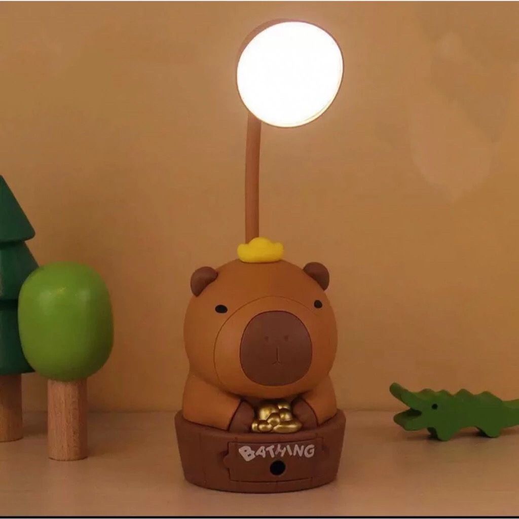 Mini Lamp Capivara – Luz suave para noites tranquilas