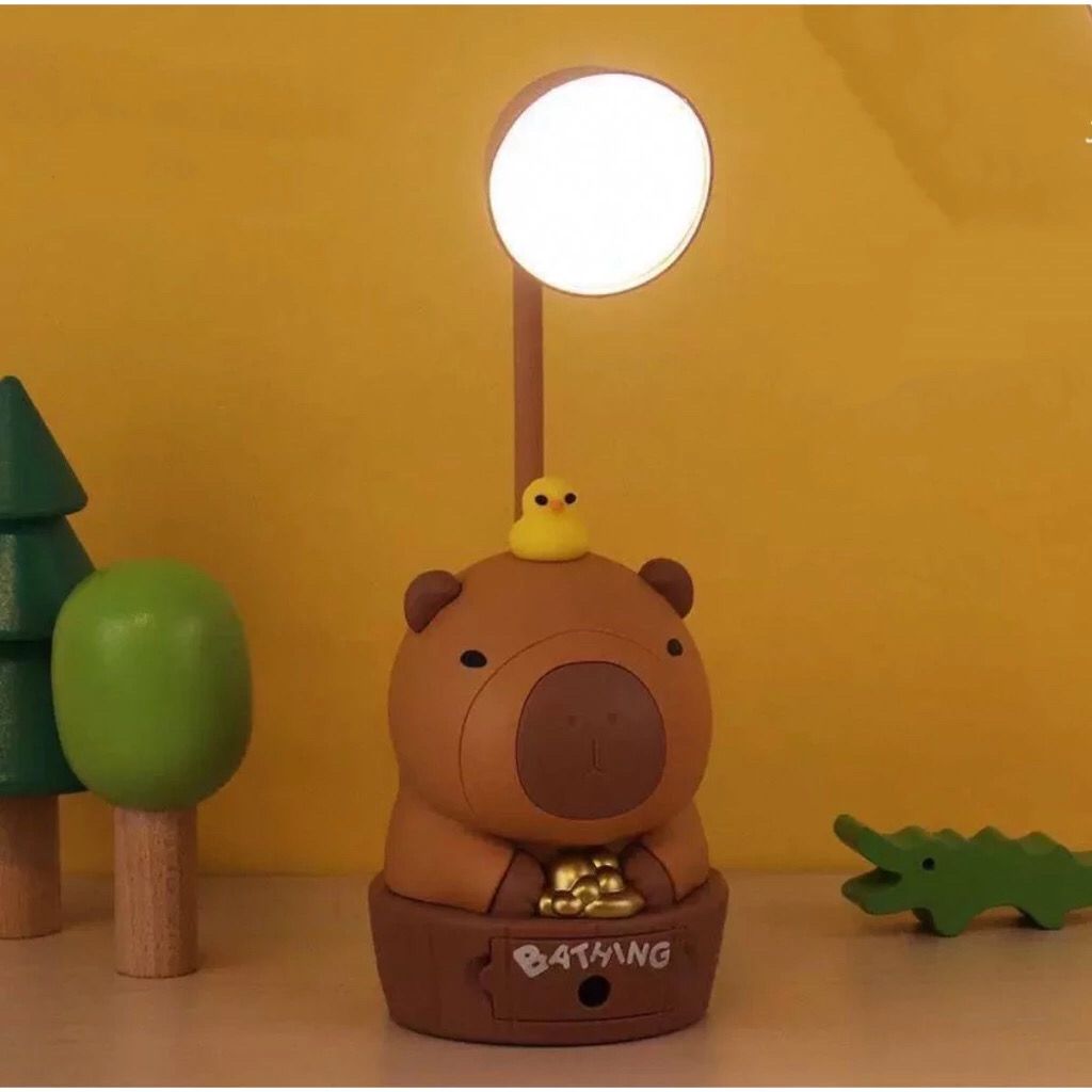 Mini Lamp Capivara – Luz suave para noites tranquilas
