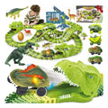 279pçs Pista Dinossauro Corrida Brinquedo Com Carro Eletrico