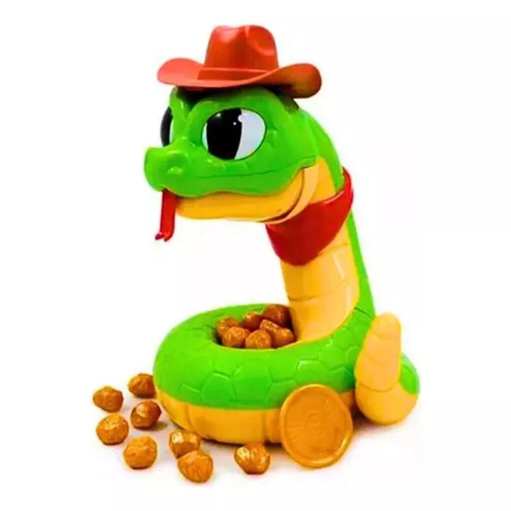 Brinquedo Tesouro Da Serpente Jogo Pegue O Ouro Cobra Ataca