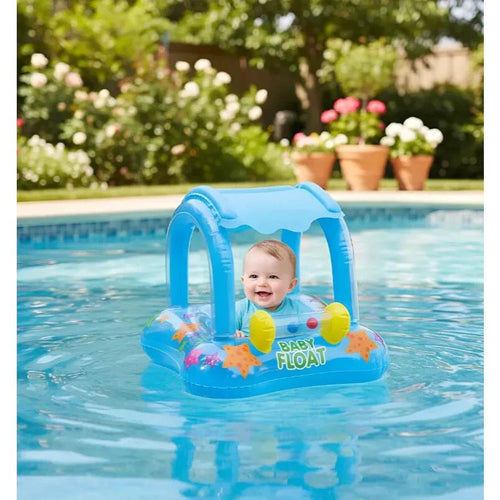 Bóia Infantil Para Bebê Protege Do Sol Praia Piscina