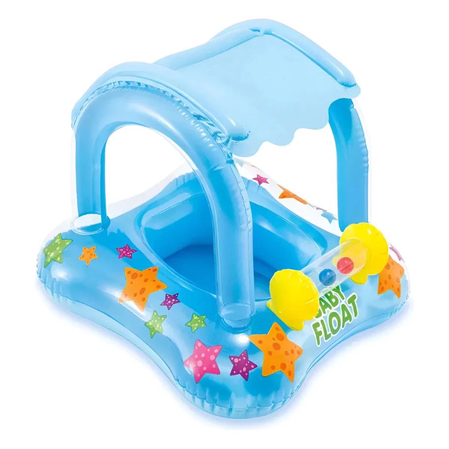Bóia Infantil Para Bebê Protege Do Sol Praia Piscina