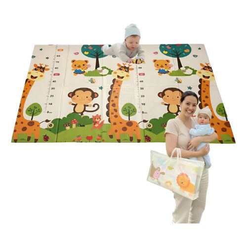 Tapete de Atividades Térmico Infantil Emborrachado Educativo Bebê Crianças Tatame Dobrável Estampas