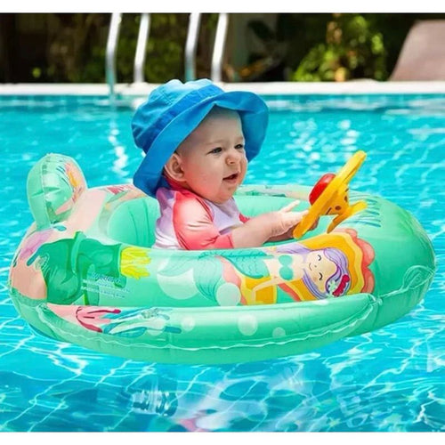 Boia Bebe Piscina/ Praia Fralda Com Buzina Bote