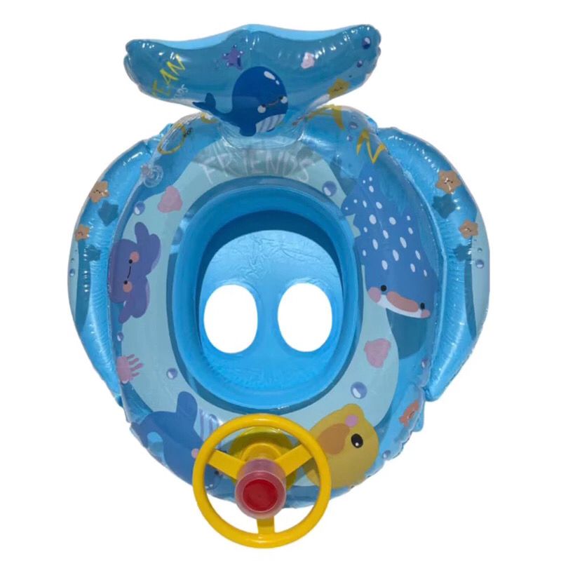 Boia Bebe Piscina/ Praia Fralda Com Buzina Bote