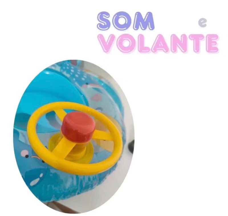 Boia Bebe Piscina/ Praia Fralda Com Buzina Bote