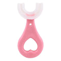 Escova De Dentes Infantil dental Em Forma De U 360 ° De Silicone Macio Para Crianças Limpeza Oral Dentária