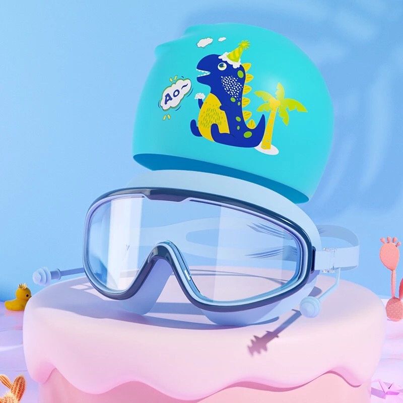 conjunto de natação desenhos animados