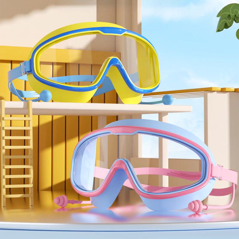 conjunto de natação desenhos animados