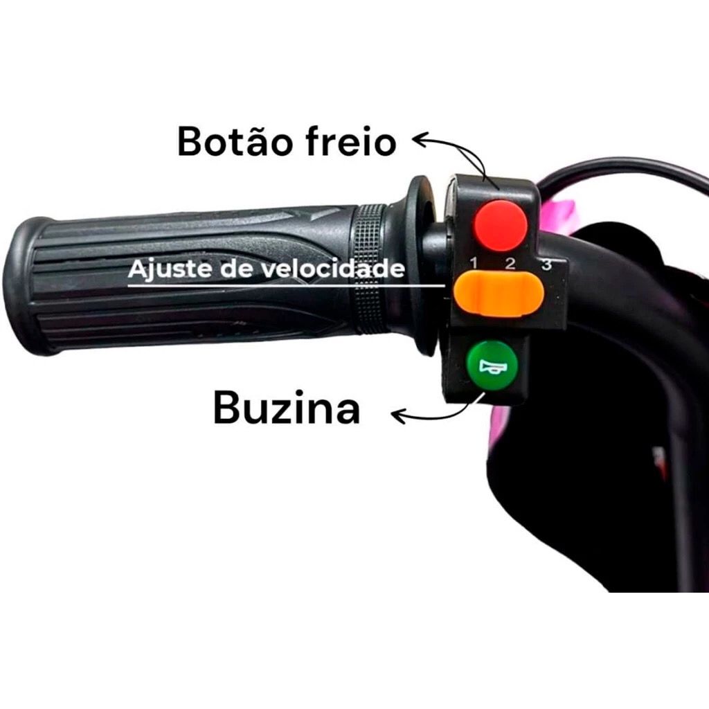 Triciclo Elétrico Drift Driftting Infantil Adultos em Ação 250w 350w + Kit Proteção