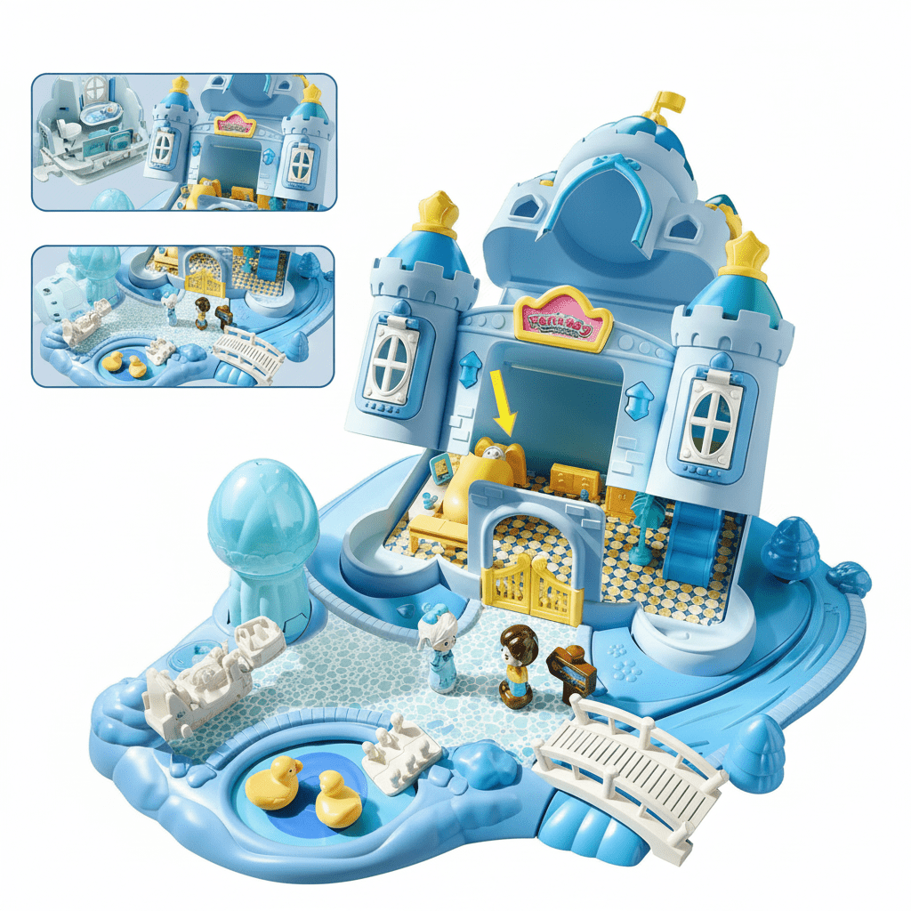 casa de jogo magnética princesa
