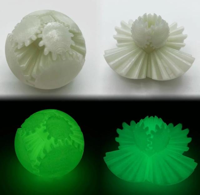 Bola De Engrenagem Impressa Em 3D Spin Ball Ou Cube Fidget Toy Gear Sphere Desk Para Estresse E Ansiedade Relaxante
