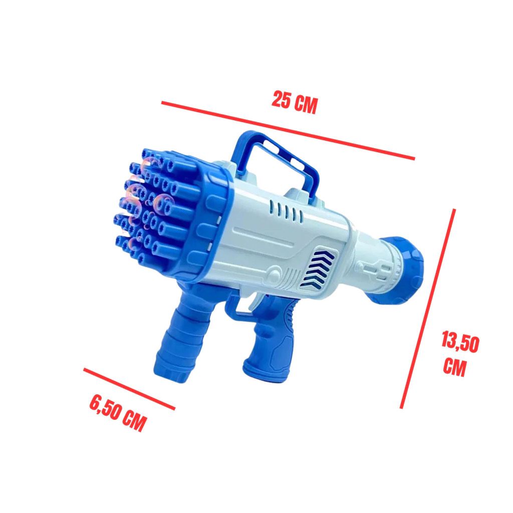 Bazuca Lança Bolhas Infantil – Máquina Automática De Bolhas De Sabão Diversão