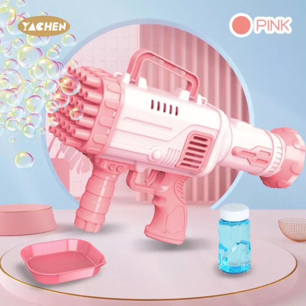 Bazuca Lança Bolhas Infantil – Máquina Automática De Bolhas De Sabão Diversão