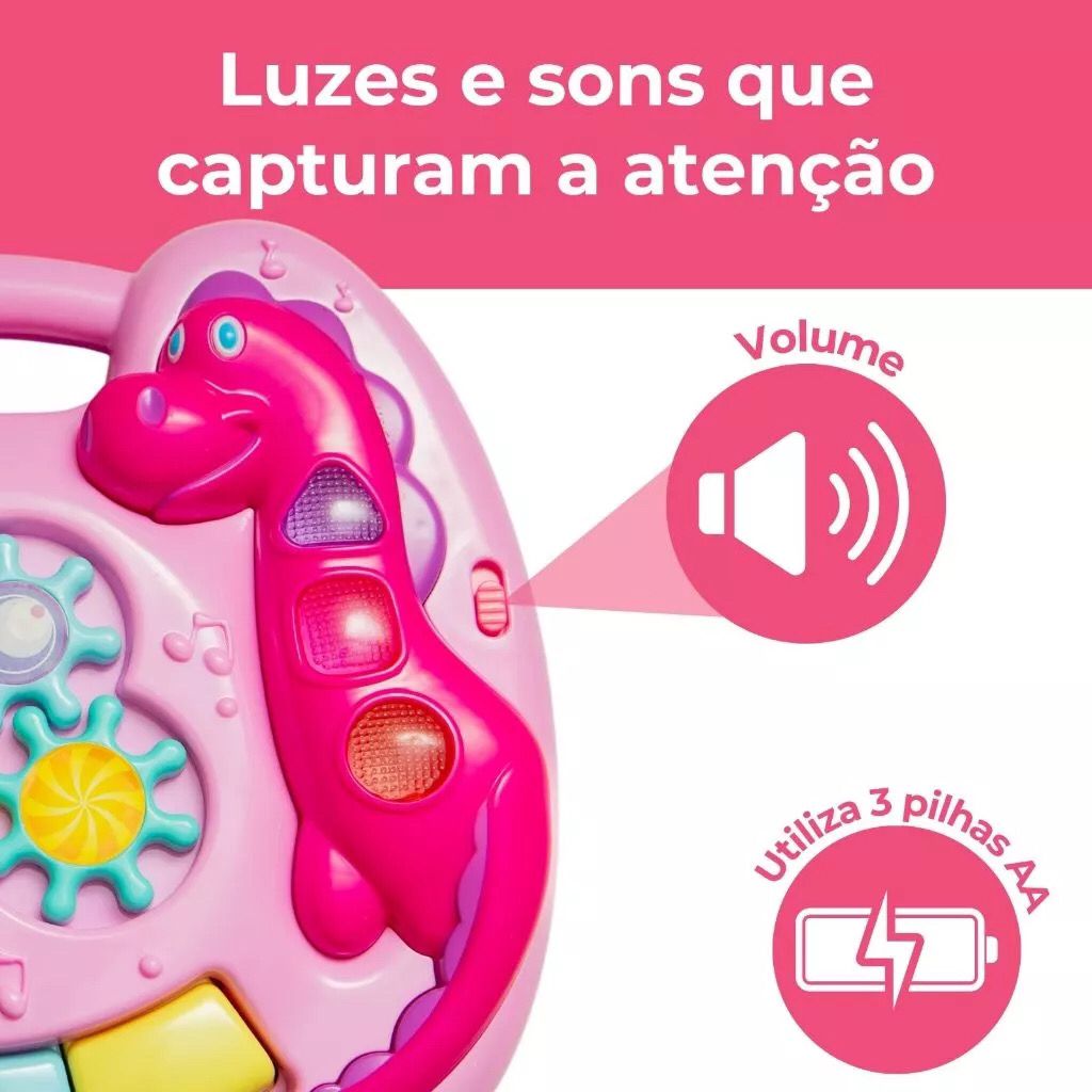 Elefante Musical Iterativo Com Luzes Sons Batendo Tambor Assopra Bola