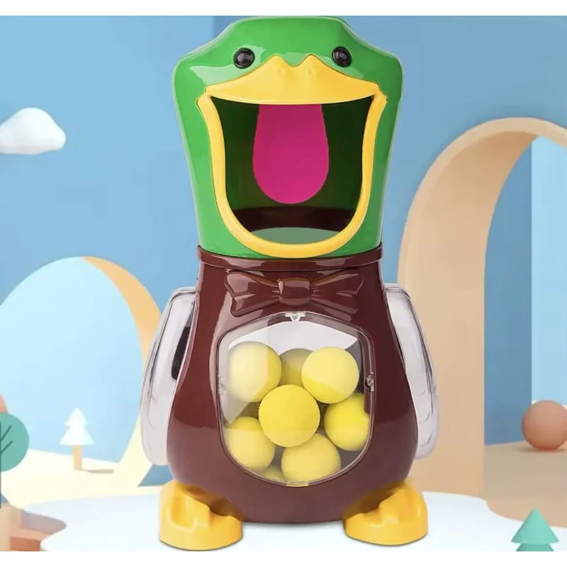 Duck Pato Ball Faminto Brinquedo Mira Tiro Ao Com Bolinhas