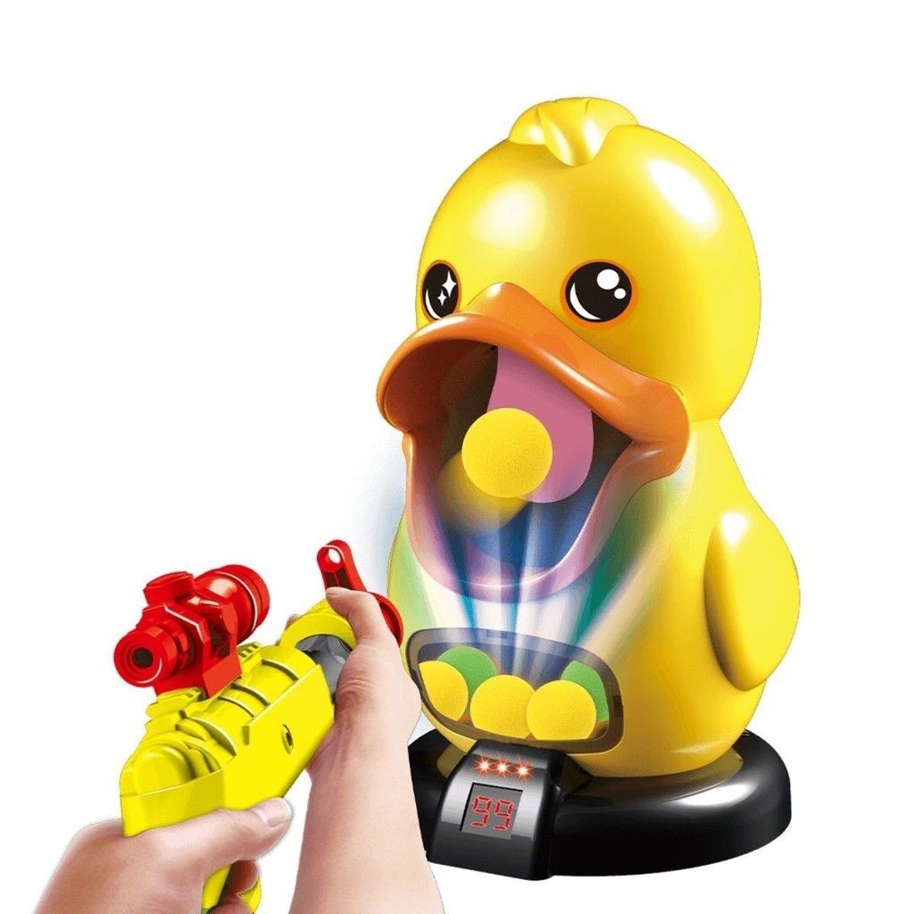 Duck Pato Ball Faminto Brinquedo Mira Tiro Ao Com Bolinhas