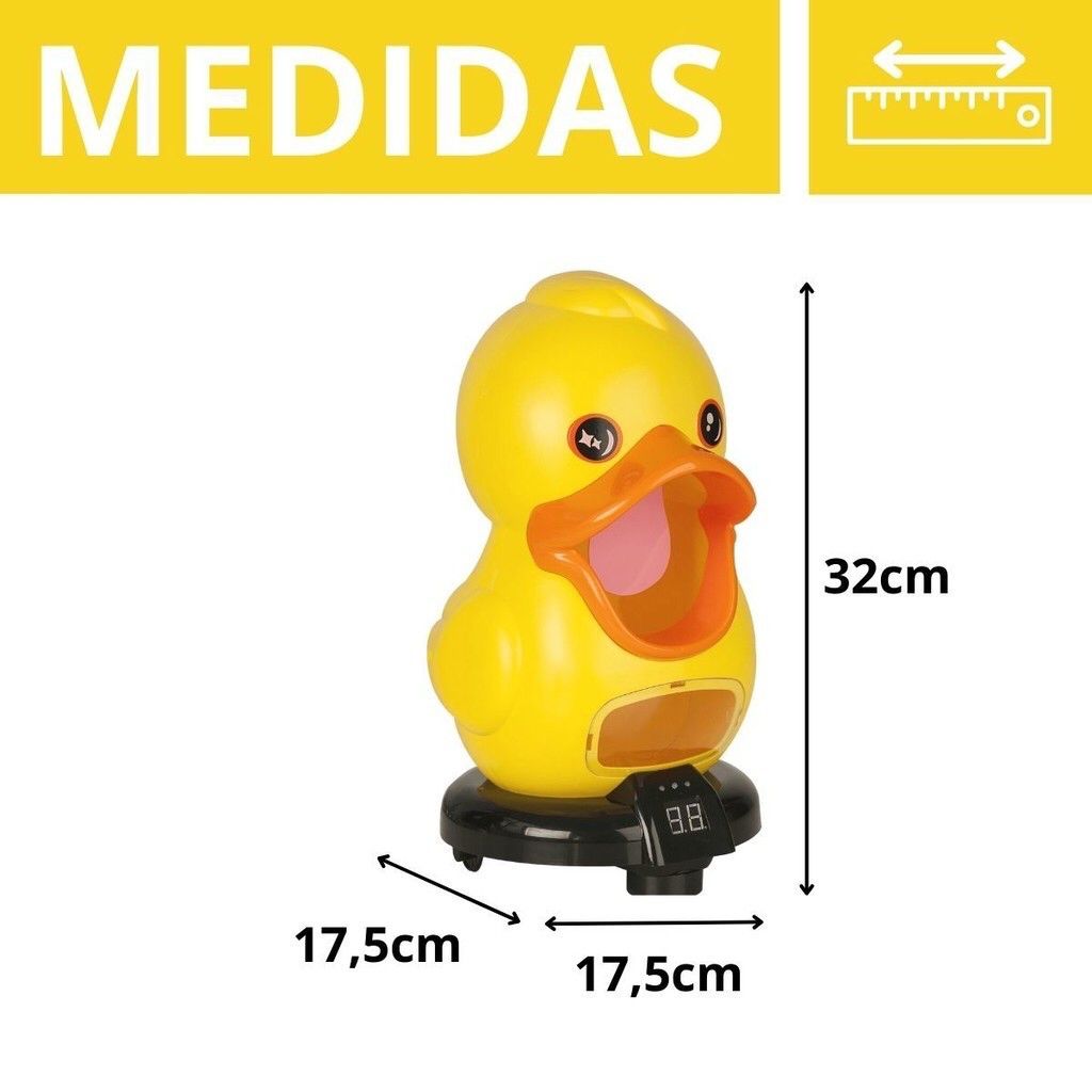 Duck Pato Ball Faminto Brinquedo Mira Tiro Ao Com Bolinhas