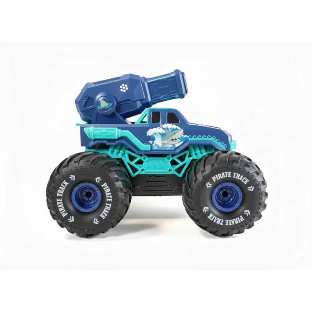 Carrinho De Controle Remoto Hidro Racer Conect Brinq Cor Azul Brinquedo Infantil Para Piscina