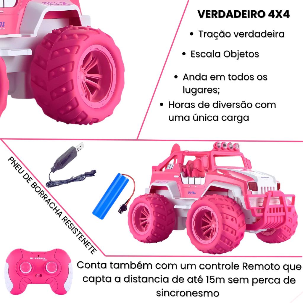 Carrinho de Controle Remoto Jeep