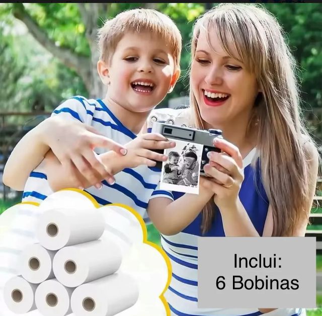 Câmera Infantil Instantânea Full Hd Fotos Jogos Divertidos