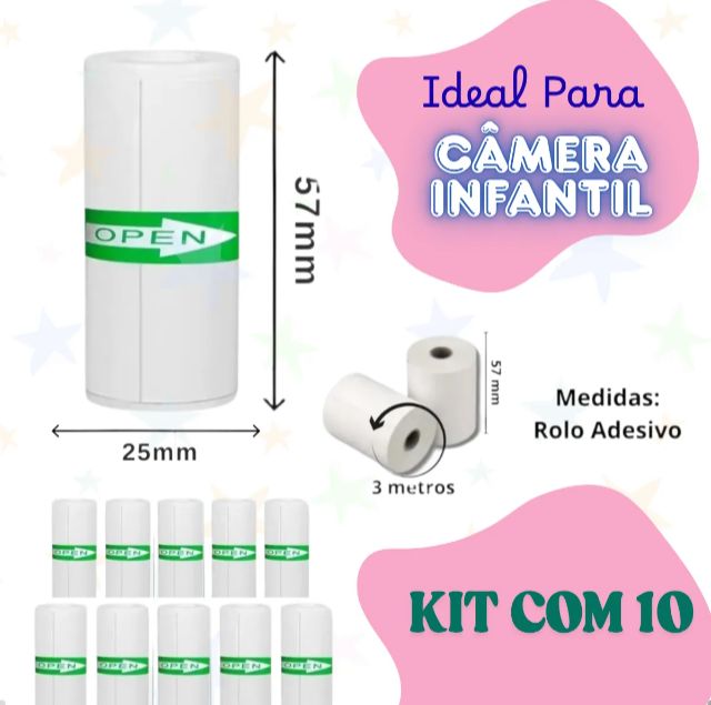 Câmera Infantil Instantânea Full Hd Fotos Jogos Divertidos