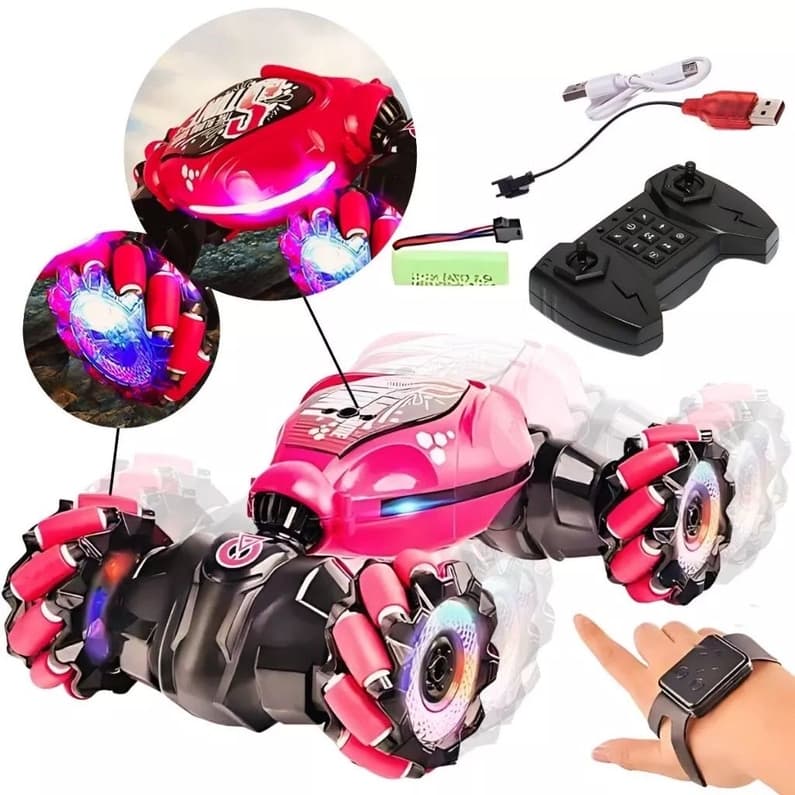 Controle Remoto De Manobra 4wd Relógio De Gesto Deformação De Indução Giro 360
