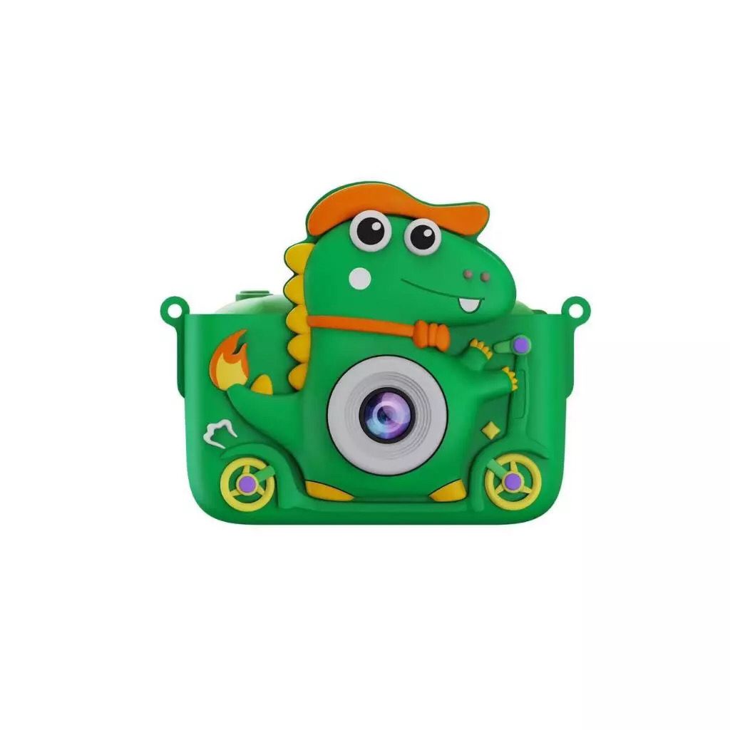 Mini Câmera Infantil Mini Recarregável Com Capa Video Jogos Fotos