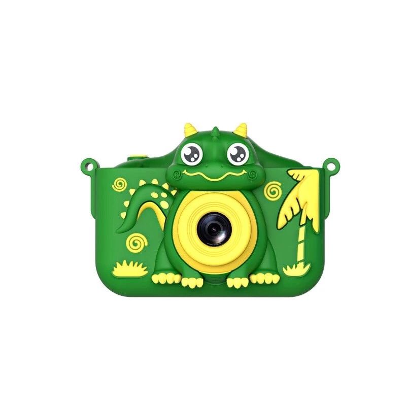 Mini Câmera Infantil Mini Recarregável Com Capa Video Jogos Fotos