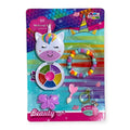 Brinquedo Kit Maquiagem Infantil Unicórnio 5 Peças