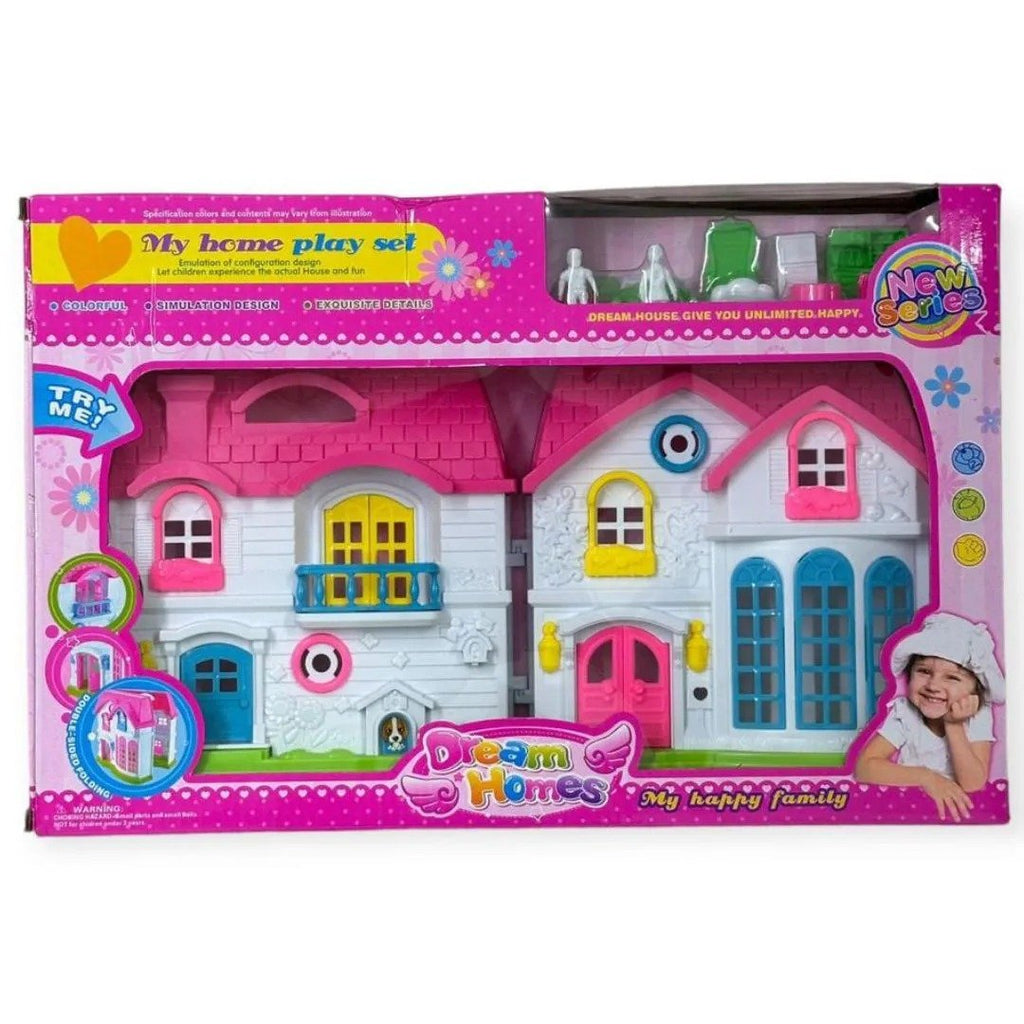 Brinquedo Casinha Encantada Dobrável C/ Móveis
