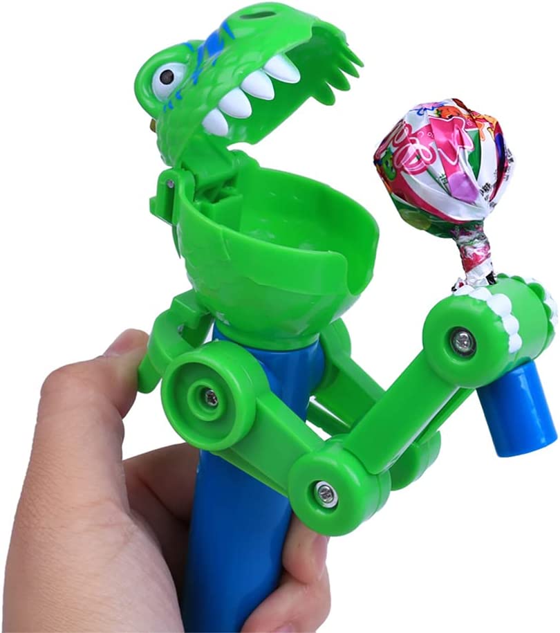 O Robô Dinossauro Que Transforma Pirulitos em Diversão